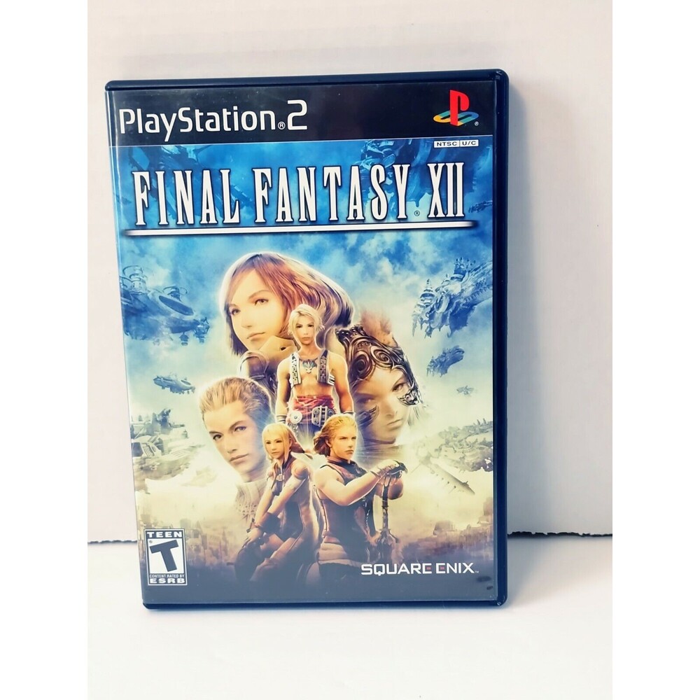 SONY PlayStation 2 PS2 Final Fantasy XII 12 BLACK LABEL COMPLETE Tested